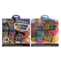 Moxy Карти за издраскване, 6 броя, асорти, опаковка 48 - 1