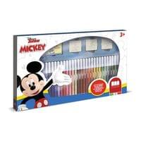 Multiprint Комплект за рисуване Mickey Mouse, с 36 флумастера - 1 Multiprint Комплект за рисуване Mickey Mouse, с 36 флумастера - 1