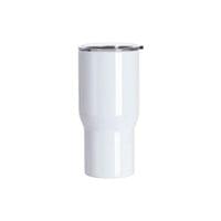 BESTSUB Чаша за пътуване, с капак, инокс, 650 ml, бяла - 1 BESTSUB Чаша за пътуване, с капак, инокс, 650 ml, бяла - 1