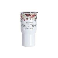 BESTSUB Чаша за пътуване, с капак, инокс, 650 ml, бяла - 2 BESTSUB Чаша за пътуване, с капак, инокс, 650 ml, бяла - 2