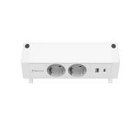 Разклонител Fellowes Ampra Power Desk, шуко, 2 гнезда, 1 USB Type-A, 1... - 2