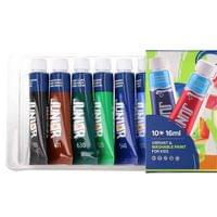 Темперни бои Junior Brillio, в тубички по 16 ml, 10 цвята - 2