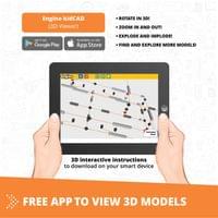 Engino Конструктор STEM Mechanics - Манивели и зъбци - 2