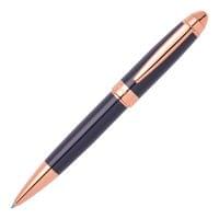 Hugo Boss Химикалка Icon, в кутия, синя, със златисто-розови елементи - 1