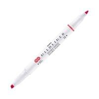 Zebra Текст маркер Mildliner Cool &amp;amp; Refined, двоен, червен - 1