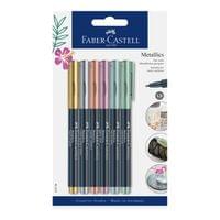 Faber-Castell Маркери, обли, металик, 1.5 mm, 6 цвята в... - 1