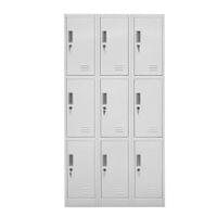 Гардероб RFG, метален, троен, с девет клетки, 90 x 45 x... - 1