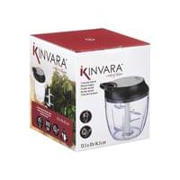 Чопър Kinvara, ръчен, с капак, неръждаема стомана, с 5 ножа - 3