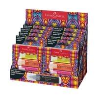 Faber-Castell Текст маркер, 1 черен и 3 неонови цвята - 2