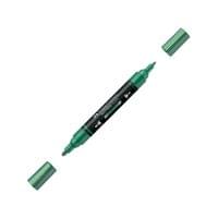 Faber-Castell Акрилен маркер Multimark, № 295, зелен металик - 2