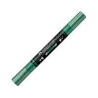 Faber-Castell Акрилен маркер Multimark, № 295, зелен металик - 2