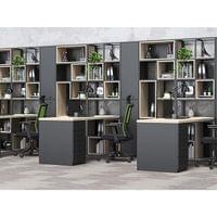 Стелаж RFG Boxi M, метален, 72 х 37 х 212 cm, черен - 7