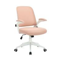 Офис стол RFG Pretty White W, дамаска и меш, Tilt механизъм, до 120 kg,... - 1