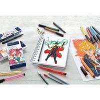 Faber-Castell Маркер Pitt Manga Kaoiro, 6 броя - 2