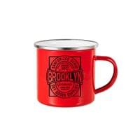 BESTSUB Канче с дръжка, емайлирано, червено, 360 ml, с възможност за... - 3 BESTSUB Канче с дръжка, емайлирано, червено, 360 ml, с възможност за... - 3