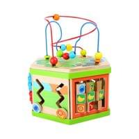 Small Foot Куб Сафари, дидактичен, дървен, 29 х 25 х 30 cm - 3