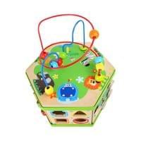 Small Foot Куб Сафари, дидактичен, дървен, 29 х 25 х 30 cm - 5