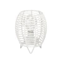 Настолна лампа Giftdecor, кръгла, с въже, бяла - 1 Настолна лампа Giftdecor, кръгла, с въже, бяла - 1