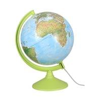 Глобус, физически и политически, светещ, диаметър 26 cm - 1
