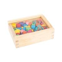 Small Foot Мъниста за нанизване, в кутия, 84 броя - 2