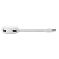 More Than Gifts USB лампа, 5 LED, с 4 порта 2.0, бяла - 2