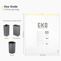 Торби за смет Eko, тип F, с връзка, 40-60 L, 12 броя - 4