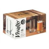 Халба за бира Vivalto, с дръжка, 650 ml, 6 броя - 2 Халба за бира Vivalto, с дръжка, 650 ml, 6 броя - 2