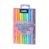 Флумастери Junior Ultra Life, дълготрайни, 10 пастелни цвята - 1