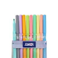 Флумастери Junior Ultra Life, дълготрайни, 10 пастелни цвята - 2
