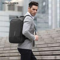 Раница Kingsons Metroshield, 17'', сива - 6 Раница Kingsons Metroshield, 17'', сива - 6