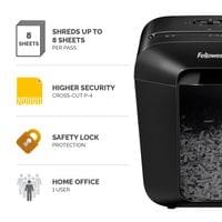 Шредер за унищожаване на документи Fellowes Powershred LX45, Cross-Cut,... - 2