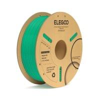 Филамент за 3D принтер Elegoo PLA+, 1.75 mm, 1 kg, прозрачен, морскозелен - 1