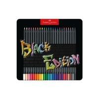 Faber-Castell Моливи Black Edition, 24 цвята, в метална... - 1