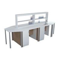 Работна станция RFG Labo, HPL плот, 1200 х 1200 х 900 mm - 2