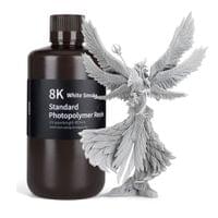 Смола за 3D принтер Elegoo Resin 8K, 1 kg, бял дим - 0