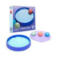 Learning Resources Сензорен комплект Playfoam, с пясък и релефни сфери - 0