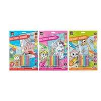 Moxy Комплект рисуване по номера, А4, 5 листа, с включени... - 1