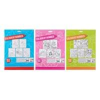 Moxy Комплект рисуване по номера, А4, 5 листа, с включени... - 2