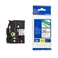 Лента Brother TZe-261, 36 mm x 8 m, черен печат върху бяла лента - 1