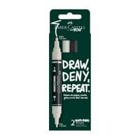 Faber-Castell Акрилен маркер Multimark, бял и черен - 1