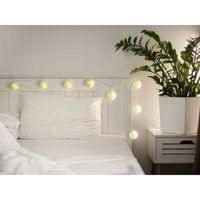 Гирлянд Giftdecor, с 10 LED топки, за външна употреба, мента - 2 Гирлянд Giftdecor, с 10 LED топки, за външна употреба, мента - 2