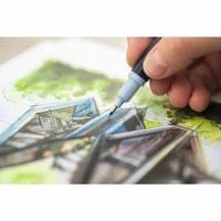 Faber-Castell Маркер Goldfaber Sketch, № 243, студеносив... - 4