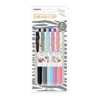 Zebra Гел ролер Sarasa Clip Kawaii, 0.7 mm, 5 броя, 4 цвята - 1