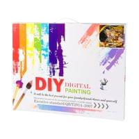 Foska Комплект рисуване по номера Целувка, 40 x 50 cm - 4