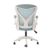 Офис стол RFG Jolly White W, дамаска и меш, Tilt механизъм, до 120 kg, син - 3