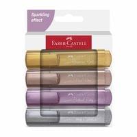 Faber-Castell Текст маркер 1546, металик, с блестящ... - 1 Faber-Castell Текст маркер 1546, металик, с блестящ... - 1