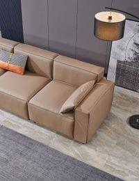 Фотьойл RFG Kiano, екокожа, 1160 х 880 х 760 mm, кафяв - 2