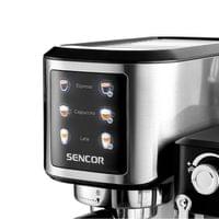 Кафе машина Sencor SES 4910SS, 20 бара, 1350 W, с контейнер за мляко - 2