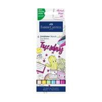 Faber-Castell Маркер Goldfaber Sketch - Kawaii, 6 броя - 1 Faber-Castell Маркер Goldfaber Sketch - Kawaii, 6 броя - 1