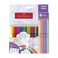 Faber-Castell Цветни моливи Еднорог, 18 стандартни и 6... - 1 Faber-Castell Цветни моливи Еднорог, 18 стандартни и 6... - 1